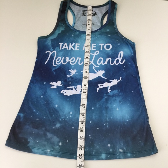 Disney NWOT Take Me To Neverland XS Tank Top - Picture 6 of 6